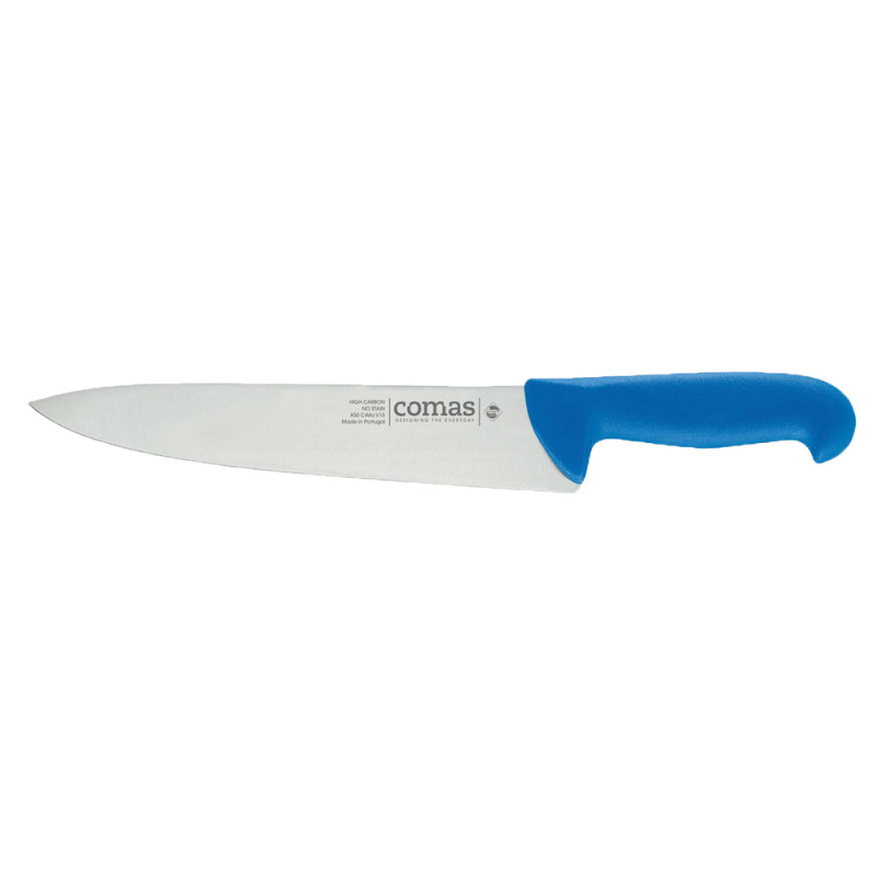 Cuchillo chef azul